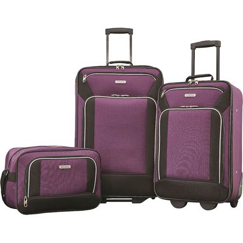 UPC 049845245535 product image for American Tourister - Fieldbrook XLT Expandable Wheeled Luggage Set (3-Piece) - P | upcitemdb.com