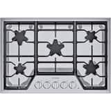 Thermador - Masterpiece 30" Built-In Gas Cooktop with 5 Star Burners and LP Conversion - Stainless Steel