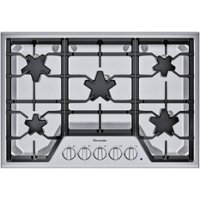 Thermador - 30" Masterpiece® Star® Burner Gas Cooktop with 5 Burners and ExtraLow® Select – Liquid Propane Convertible - Stainless steel - Front_Zoom