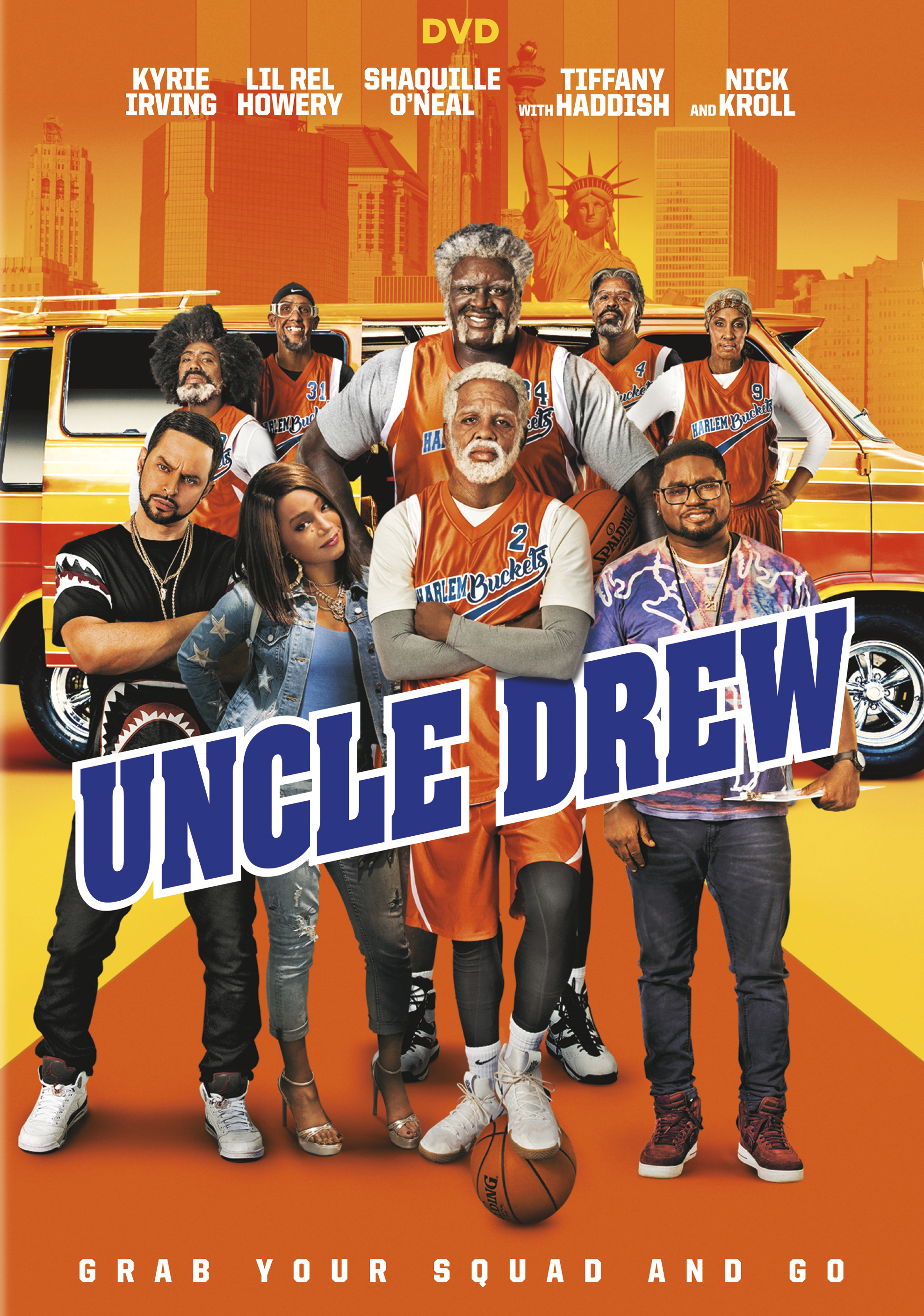 Uncle Drew Harlem Buckets Basketball Jersey Movie Costume Uniform Kyrie Irving 2 
