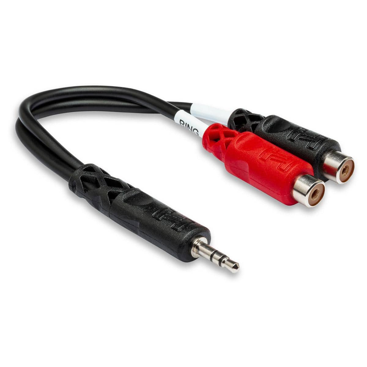 Hosa Technology - 6" Stereo 3.5mm Male to Two RCA Female Y-Cable