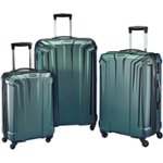 Front Zoom. Samsonite - Opto PC Expandable Spinner Luggage Set (3-Piece) - Teal.