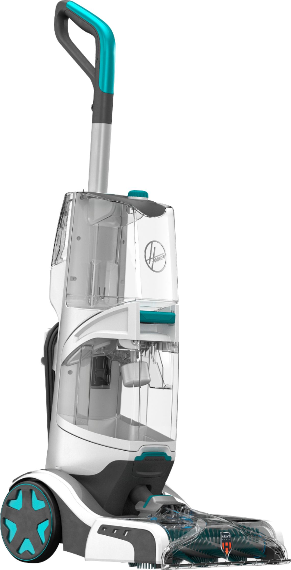 Angle View: Hoover - SmartWash+ Corded Upright Deep Cleaner - Teal/Transparent