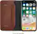 Alt View 2. Platinum™ - Leather Folio Case for Apple® iPhone® XS Max - Bourbon.