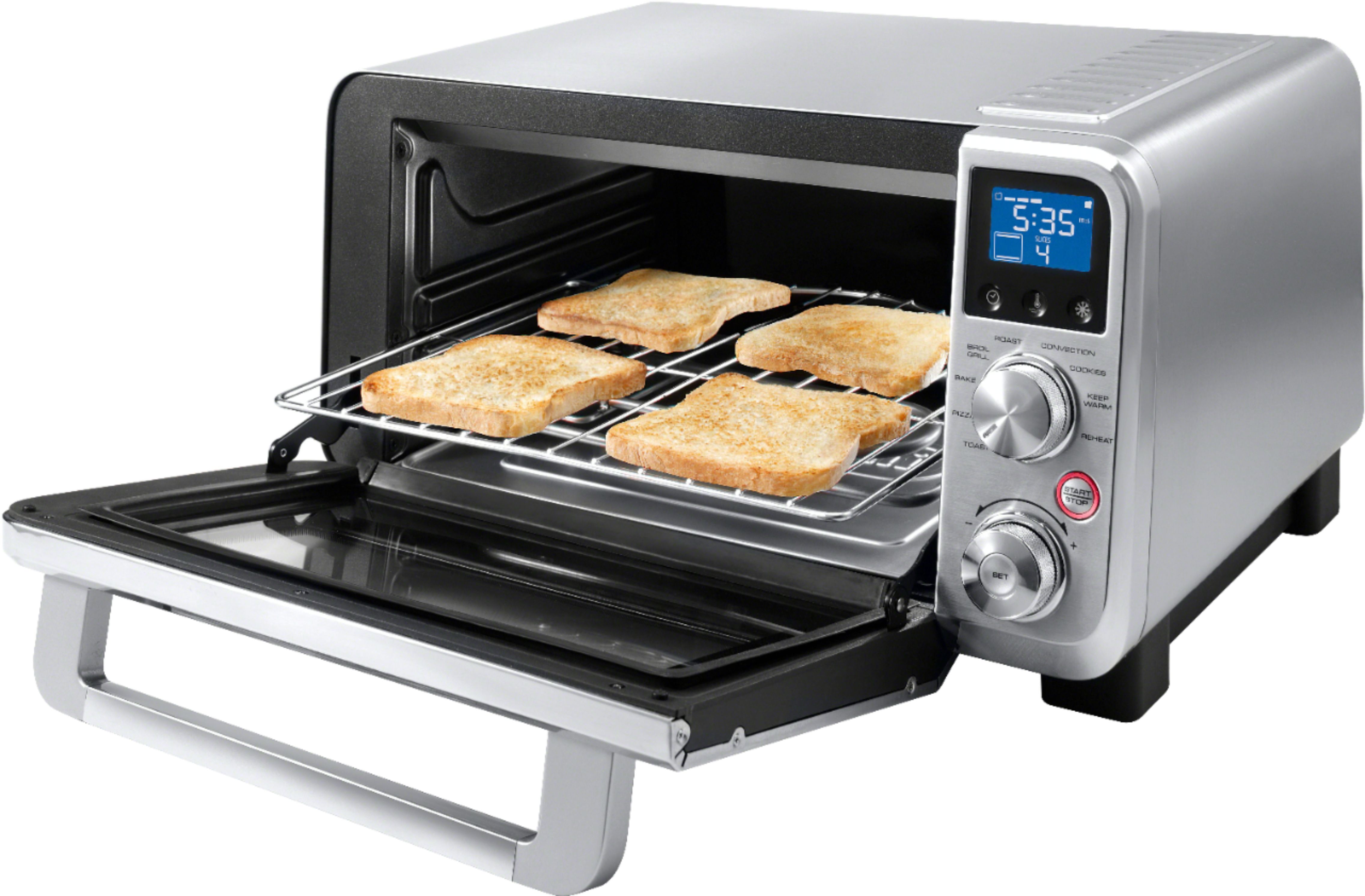 De'Longhi 6-Slice Silver Convection Toaster Oven (1800-Watt) in