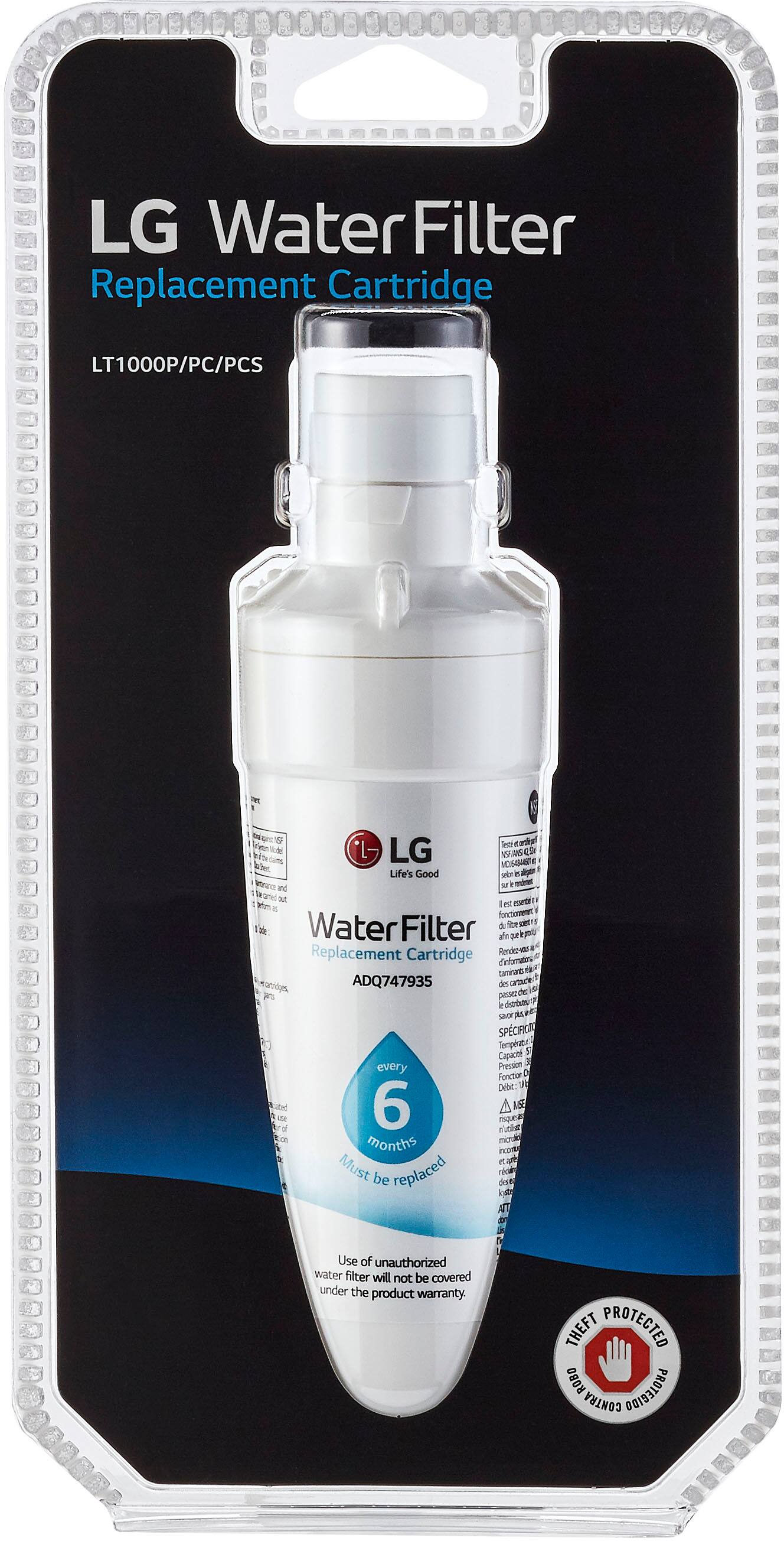 Alt View 11. LG - Water Filter for Select LG Refrigerators - White.