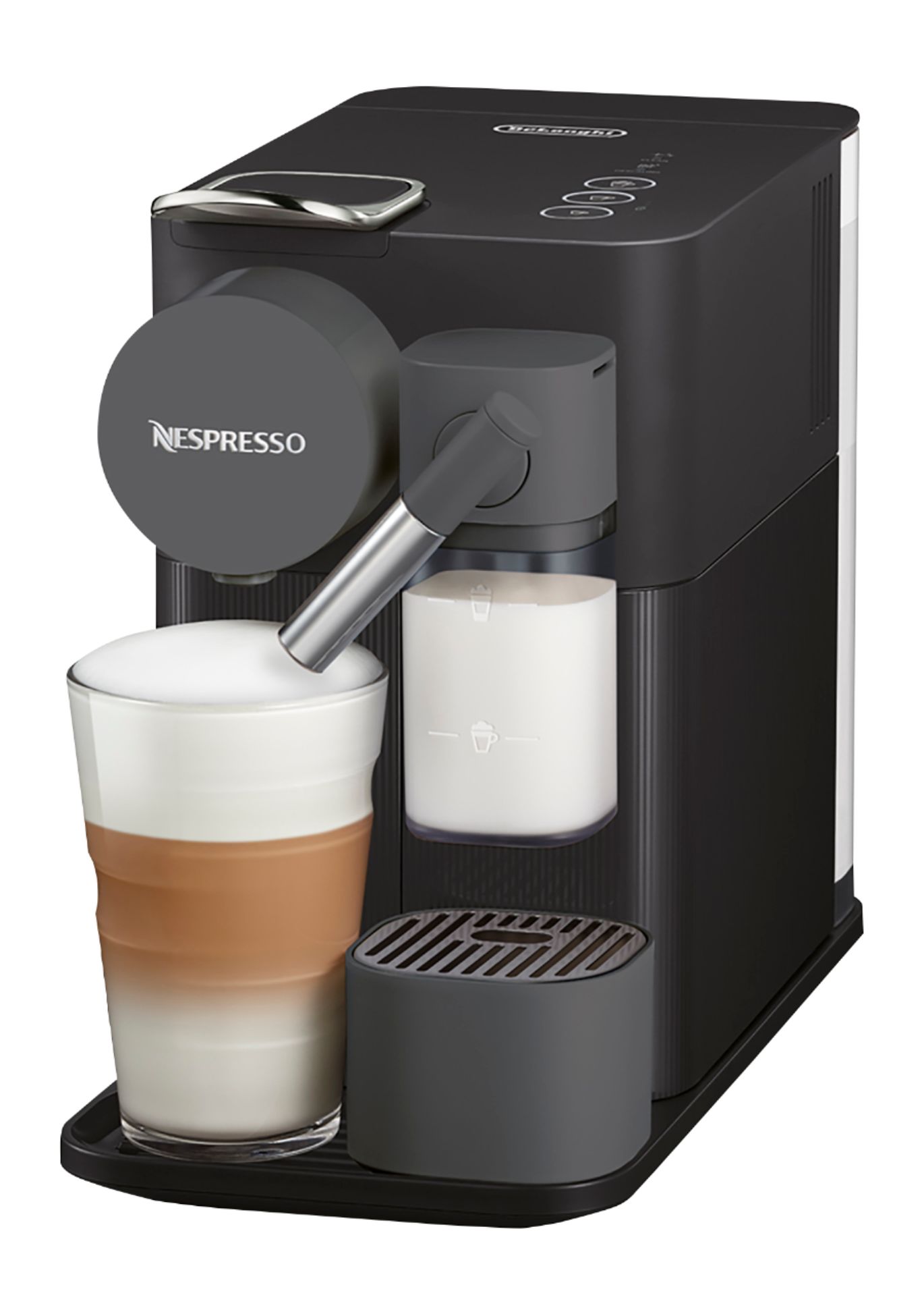Martelaar Algebra anker Best Buy: Nespresso Lattissima One Coffee Maker and Espresso Machine by  De'Longhi Black EN500B