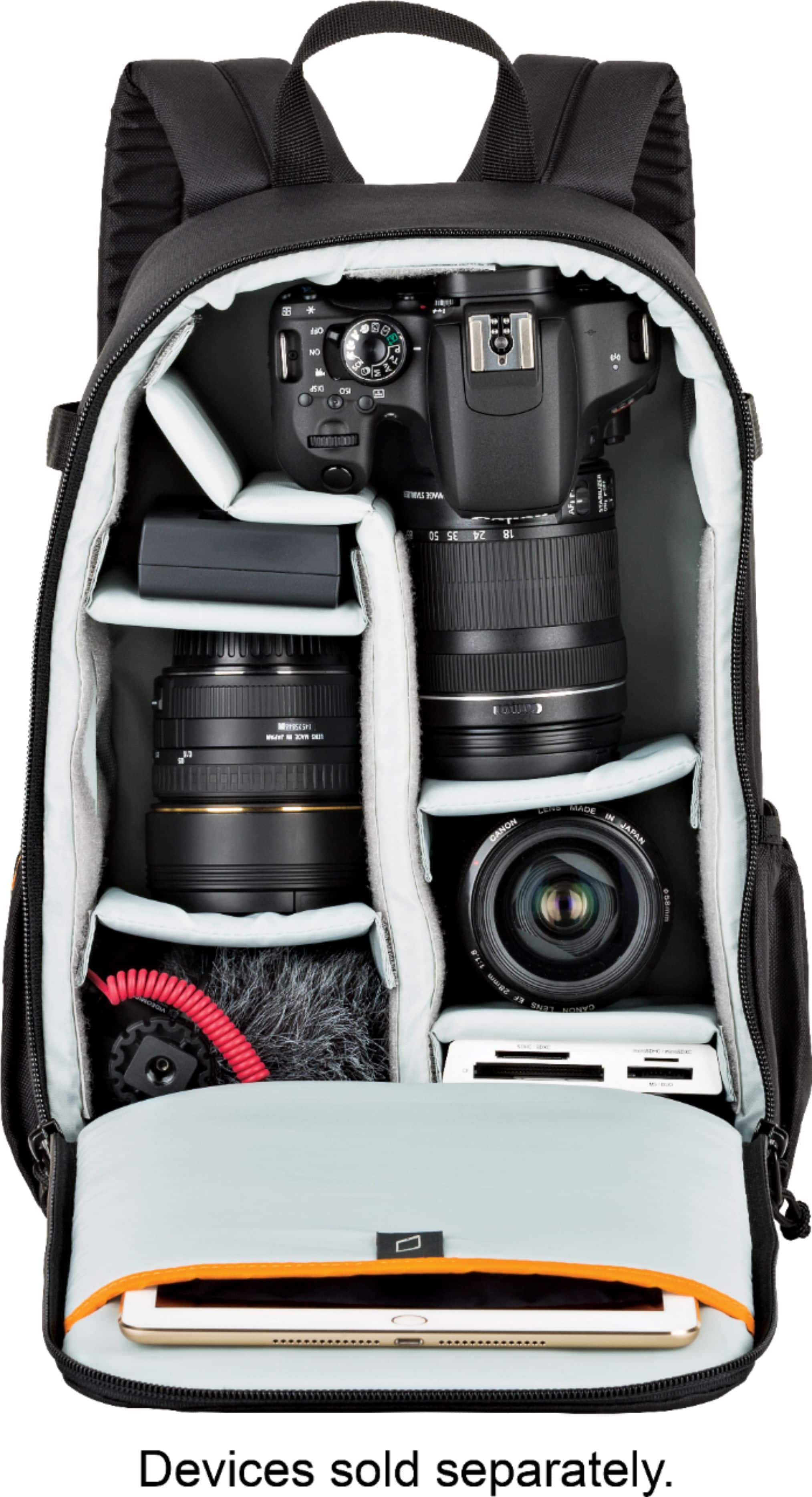 Alt View 18. Lowepro - Tahoe Camera Backpack - Black.