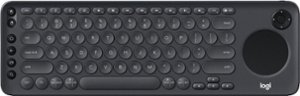 Logitech - K600 TKL Wireless TV Keyboard - Dark Gray - Front_Zoom