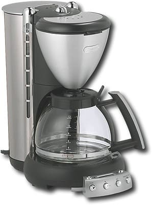 Angle Standard. DELONGHI AMERICA - 12-Cup Retro Drip Coffee Maker.
