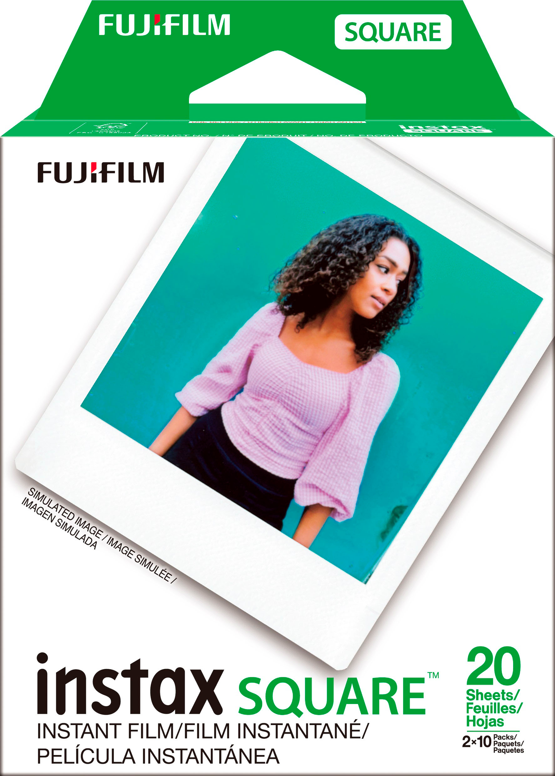 Fujifilm Instax - Mini-paquete de película instantánea (20 hojas)