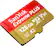 Alt View 12. SanDisk - Extreme PLUS 128GB microSDXC UHS-I Memory Card - Gold/Red.