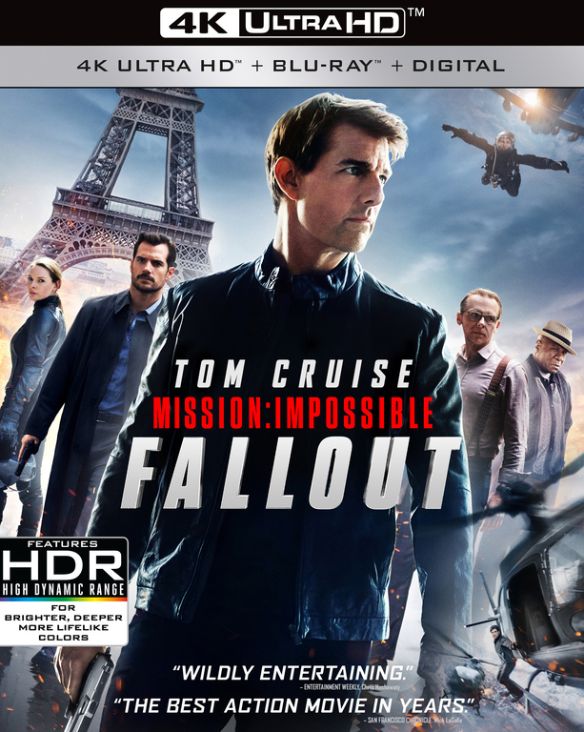  Mission: Impossible - Fallout [Includes Digital Copy] [4K Ultra HD Blu-rayBlu-ray] [4K Ultra HD Blu-ray/Blu-ray] [2018]
