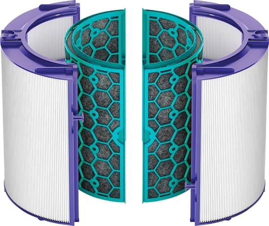 Dyson Genuine Air Purifier Replacement Filter Hp04 Tp04 Dp04 360 Glass Hepa And Activated Carbon Filter Purple White 969048 01 Best Buy