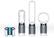 Alt View 15. Dyson - Genuine Air Purifier Replacement Filter (HP04, TP04, DP04,) 360° Glass HEPA and Activated Carbon Filter - Purple/White.
