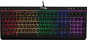 HyperX - Alloy Core Full-size Wired Gaming Membrane Keyboard with RGB Lighting - Black