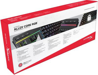 HyperX Alloy Core Full size Wired Gaming Membrane Keyboard with HyperX Alloy Core Full size Wired Gaming Membrane Keyboard with