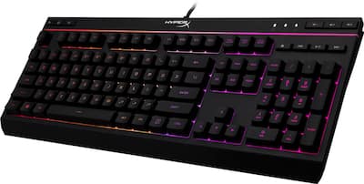 HyperX Alloy Core Full size Wired Gaming Membrane Keyboard with HyperX Alloy Core Full size Wired Gaming Membrane Keyboard with