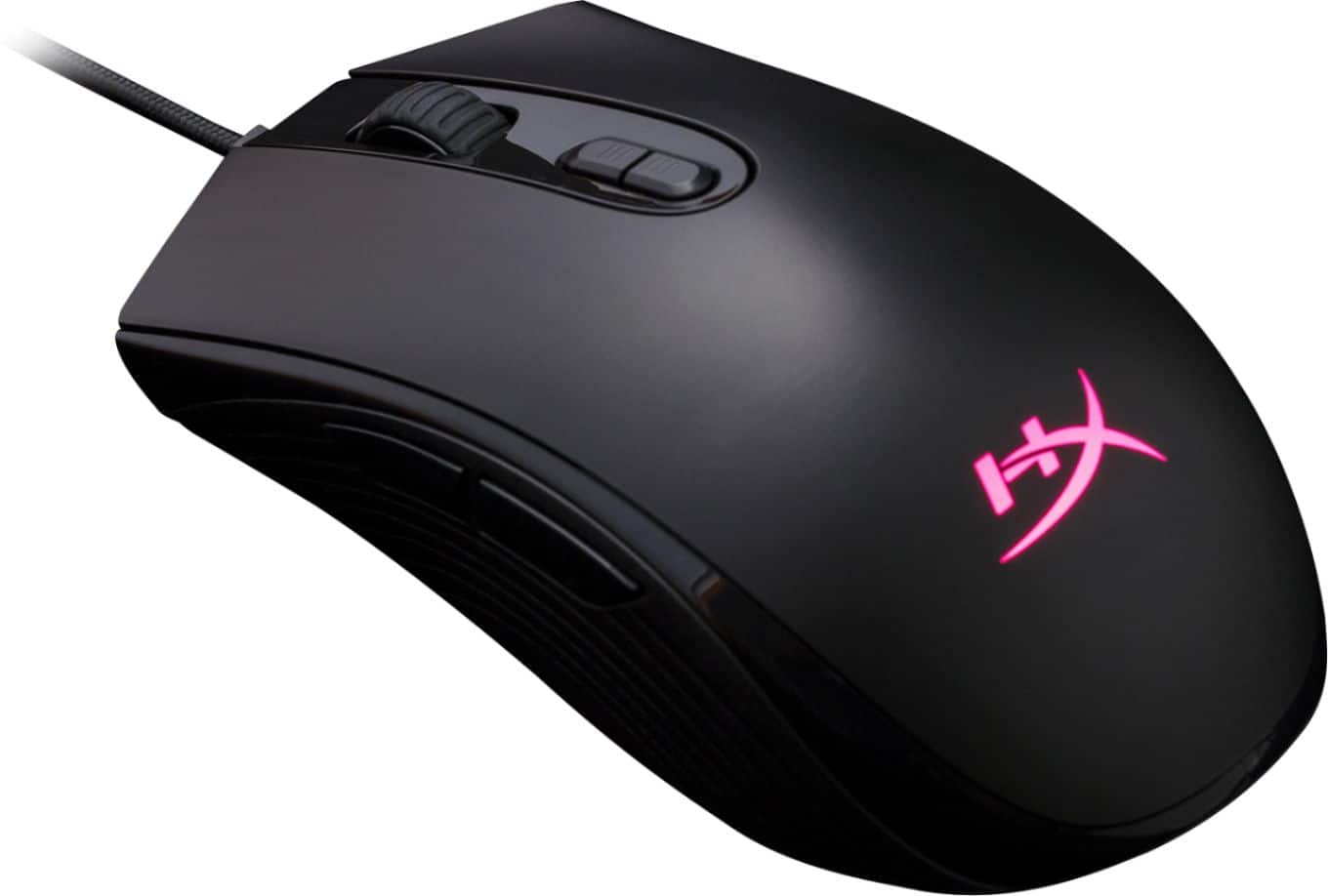 Alt View 11. HyperX - Pulsefire Core Wired Optical Gaming Mouse with RGB Lighting - Black.