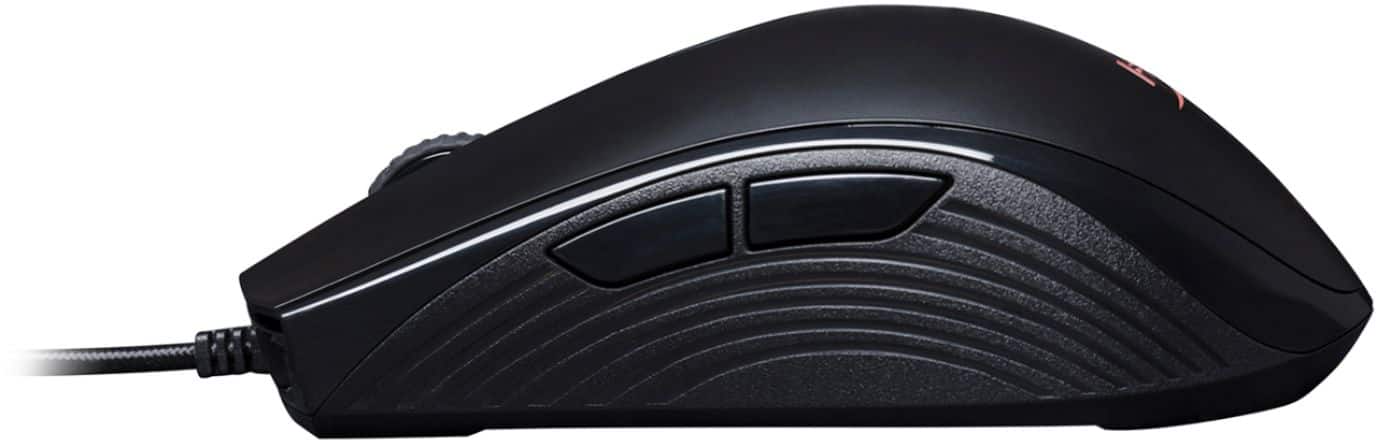 Alt View 13. HyperX - Pulsefire Core Wired Optical Gaming Mouse with RGB Lighting - Black.
