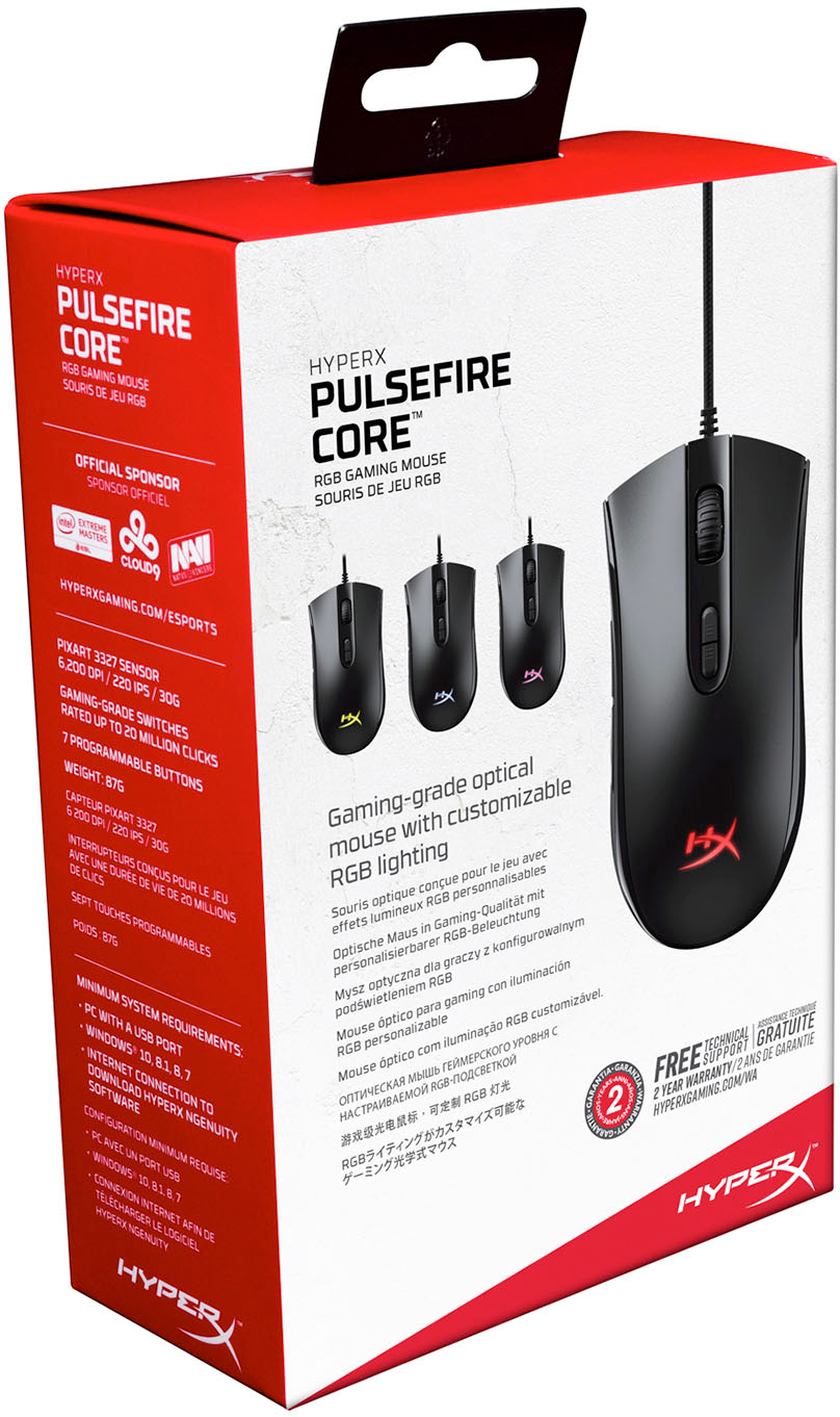 HyperX Pulsefire Haste 2 Lightweight Wireless Optical Gaming Mouse with RGB  Lighting White 6N0A9AA - Best Buy