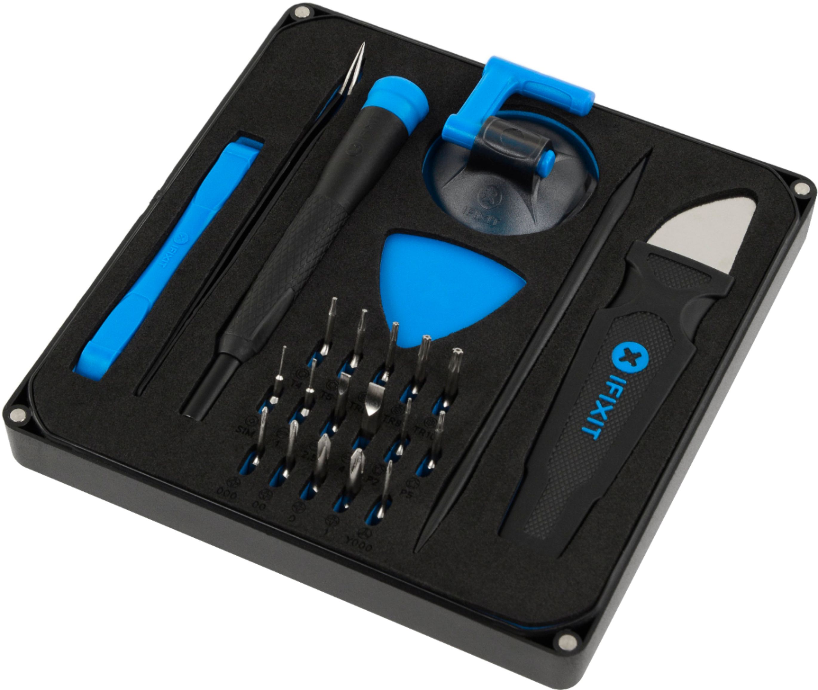 I got myself the Ifixit toolkit. It's a bunch of amazing tools to have for  all kinds of tech work. It contains all bits you need and additional things  usefull even outside