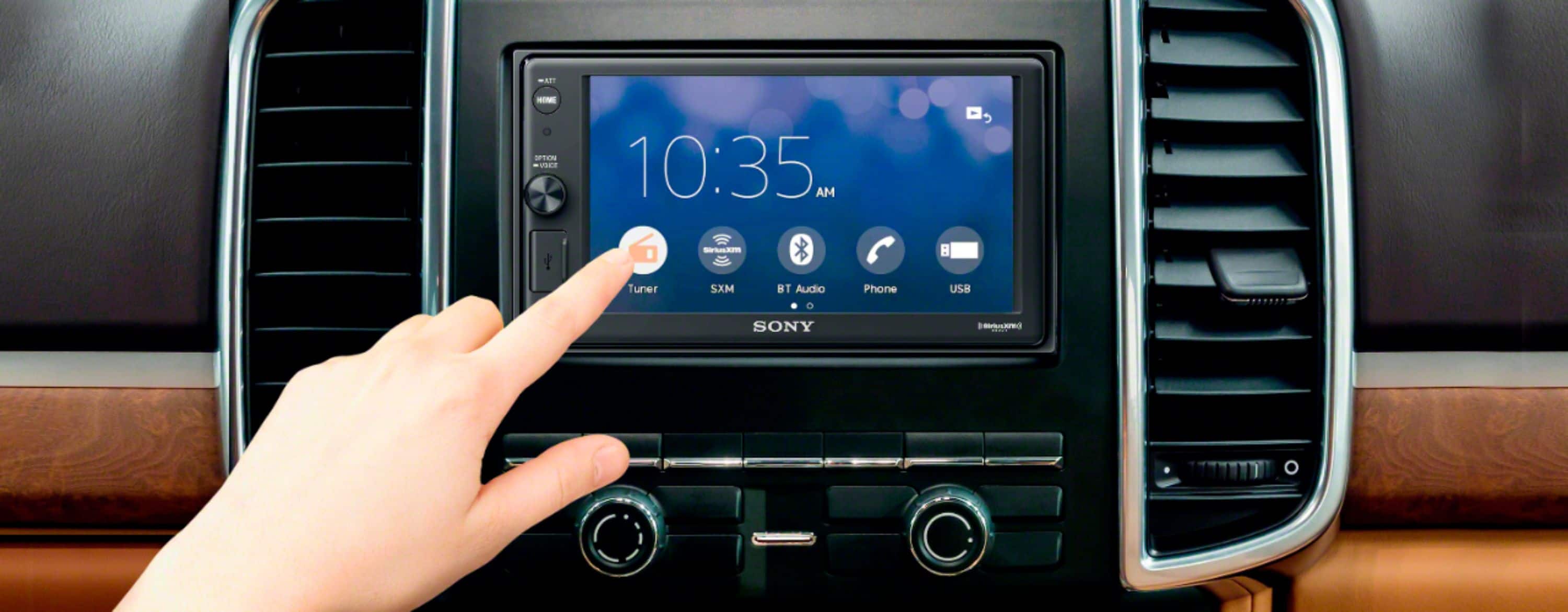 Alt View 14. Sony - 6.2" - Apple® CarPlay™ - Built-in Bluetooth - In-Dash Digital Media Receiver - Black.