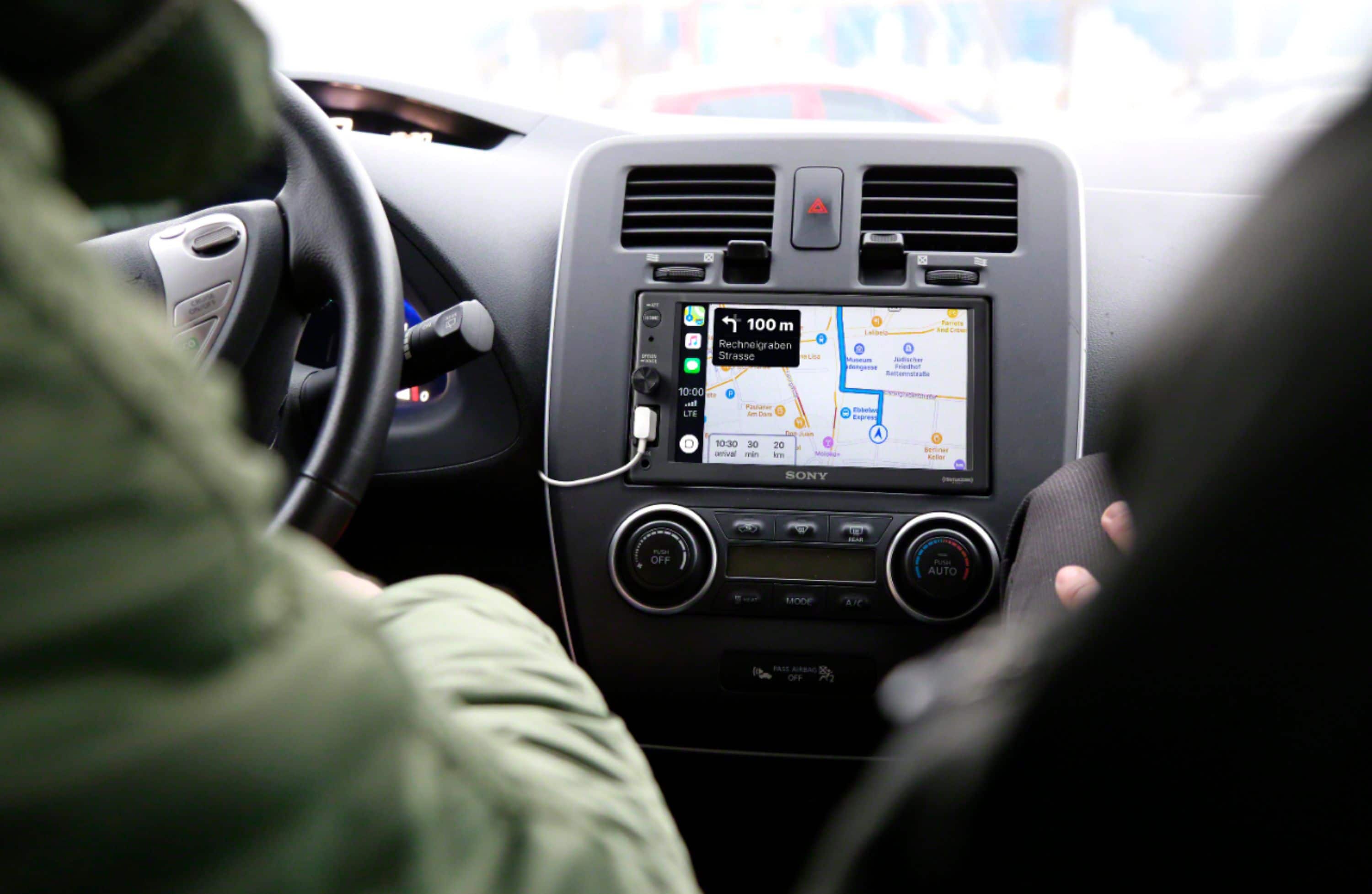 Alt View 15. Sony - 6.2" - Apple® CarPlay™ - Built-in Bluetooth - In-Dash Digital Media Receiver - Black.