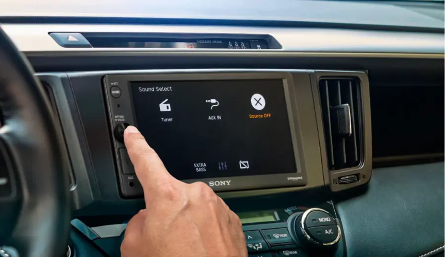 Alt View 16. Sony - 6.2" - Apple® CarPlay™ - Built-in Bluetooth - In-Dash Digital Media Receiver - Black.