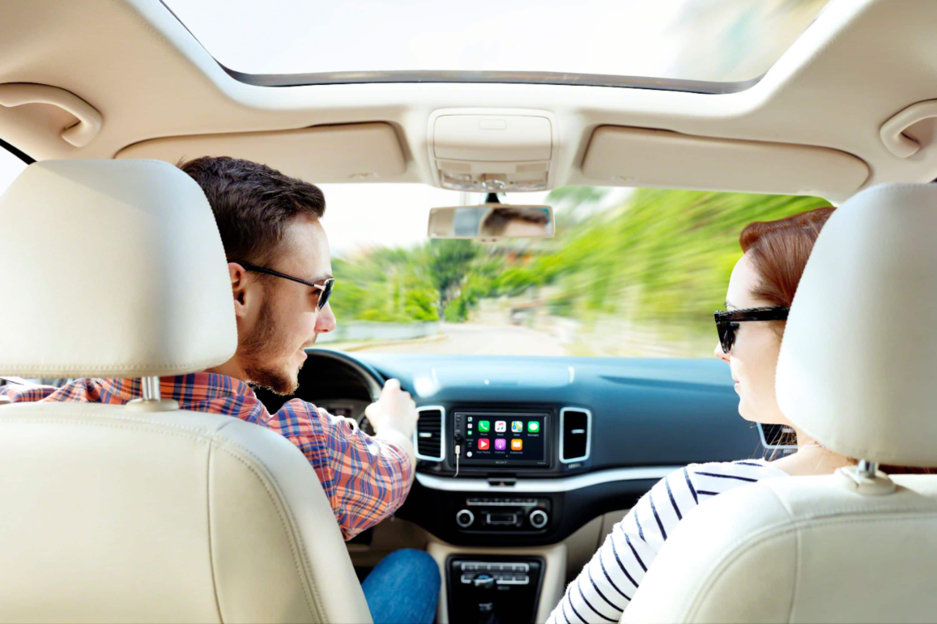 Alt View 17. Sony - 6.2" - Apple® CarPlay™ - Built-in Bluetooth - In-Dash Digital Media Receiver - Black.