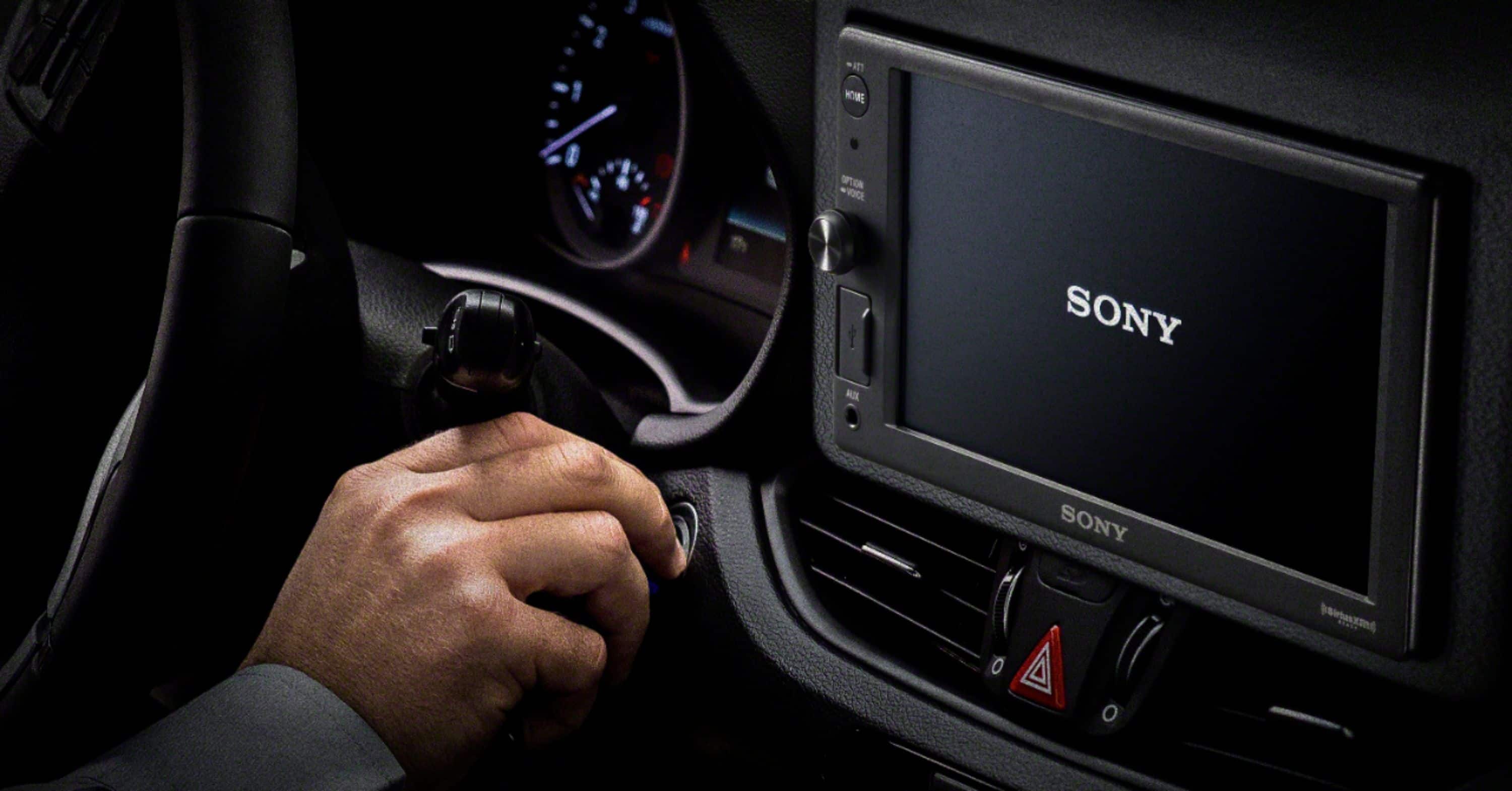 Alt View 18. Sony - 6.2" - Apple® CarPlay™ - Built-in Bluetooth - In-Dash Digital Media Receiver - Black.