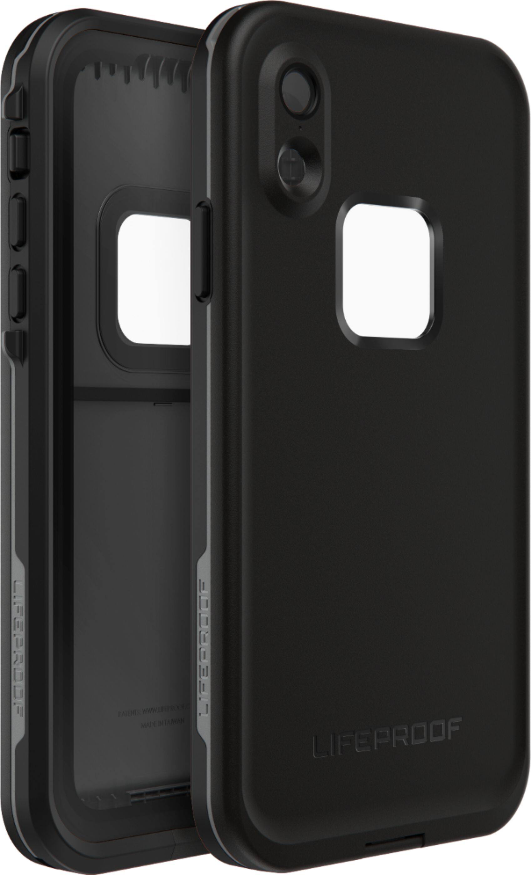 Alt View 14. LifeProof - FRĒ Case for Apple® iPhone® XR - Asphalt.