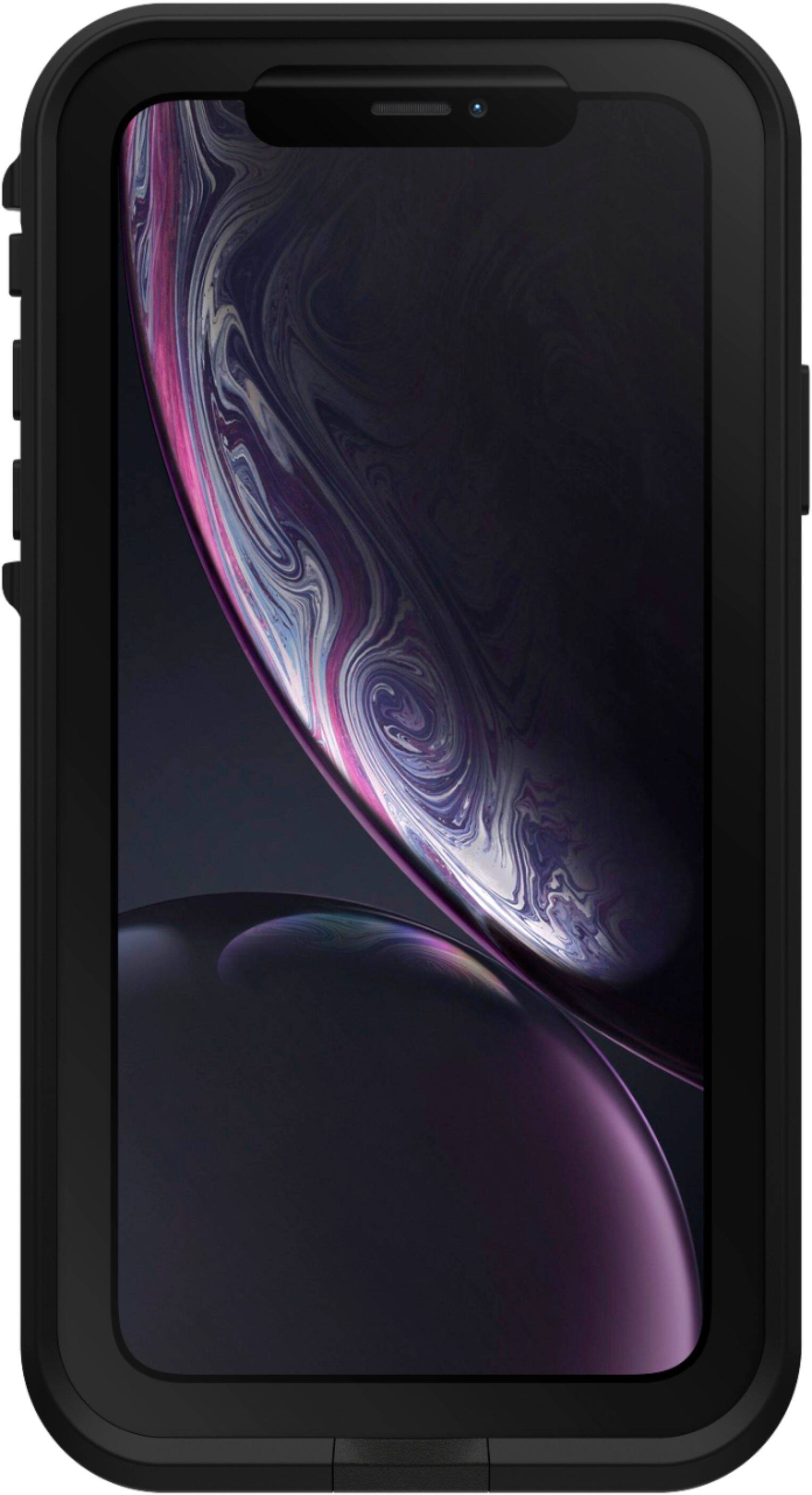 Alt View 2. LifeProof - FRĒ Case for Apple® iPhone® XR - Asphalt.