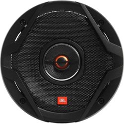 JBL - GX Series 5-1/4" 2-Way Car Speakers with Polypropylene Cones (Pair) - Black - Front_Zoom