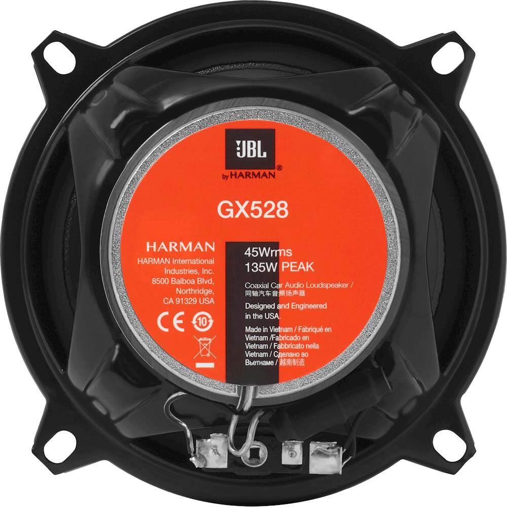 Alt View 12. JBL - GX Series 5-1/4" 2-Way Car Speakers with Polypropylene Cones (Pair) - Black.