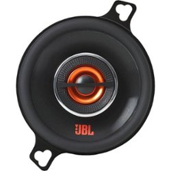JBL - GX Series 3-1/2" 2-Way Car Speakers with Polypropylene Cones (Pair) - Black - Front_Zoom