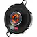 Left. JBL - GX Series 3-1/2" 2-Way Car Speakers with Polypropylene Cones (Pair) - Black.