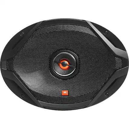 Front. JBL - 6" x 9" 2-Way Car Speakers with Polypropylene Cones (Pair) - Black.