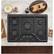 Alt View 12. GE Profile - 30" Built-In Gas Cooktop - Black Stainless Steel.