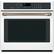 Front. Café - 30" Built-In Single Electric Convection Wall Oven - Matte White.