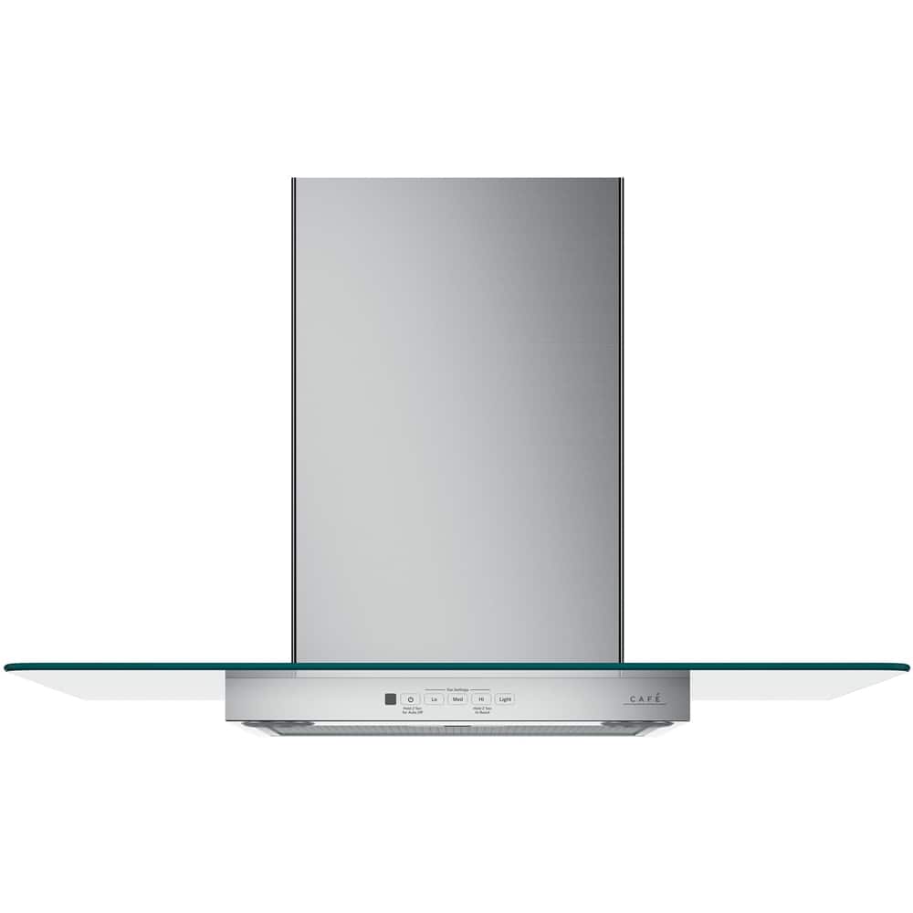 Café - 30 inches - Externally Vented & Recirculating - Wall Range Hood - Stainless Steel - Front_Zoom