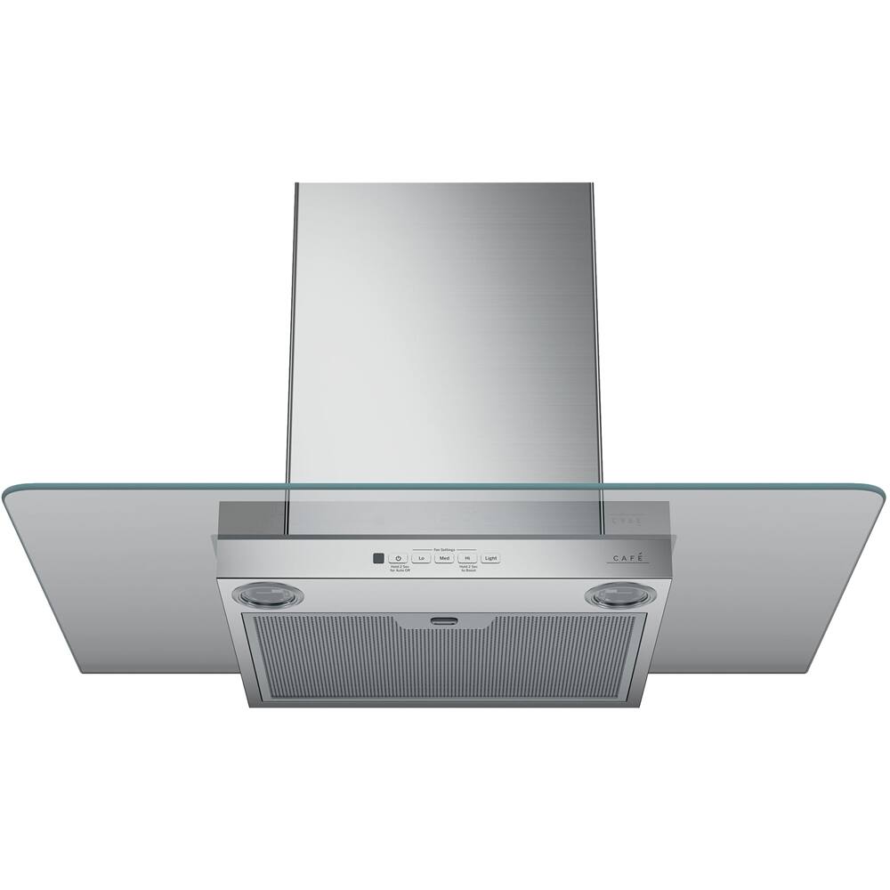 Alt View 11. Café - 30" Convertible Range Hood - Stainless steel.