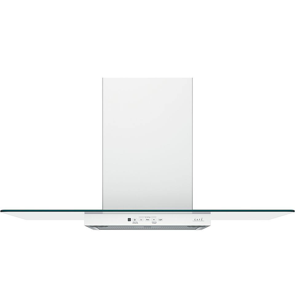 Front. Café - 36" Convertible Range Hood - Matte White.