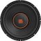JBL - GX Series 12" Single-Voice-Coil 4-Ohm Subwoofer - Black-Front_Standard