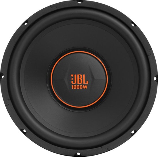 Front Zoom. JBL - GX Series 12" Single-Voice-Coil 4-Ohm Subwoofer - Black.