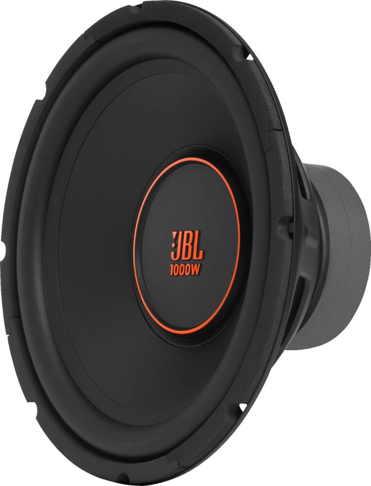 Zoom in on Left Zoom. JBL - GX Series 12" Single-Voice-Coil 4-Ohm Subwoofer - Black.
