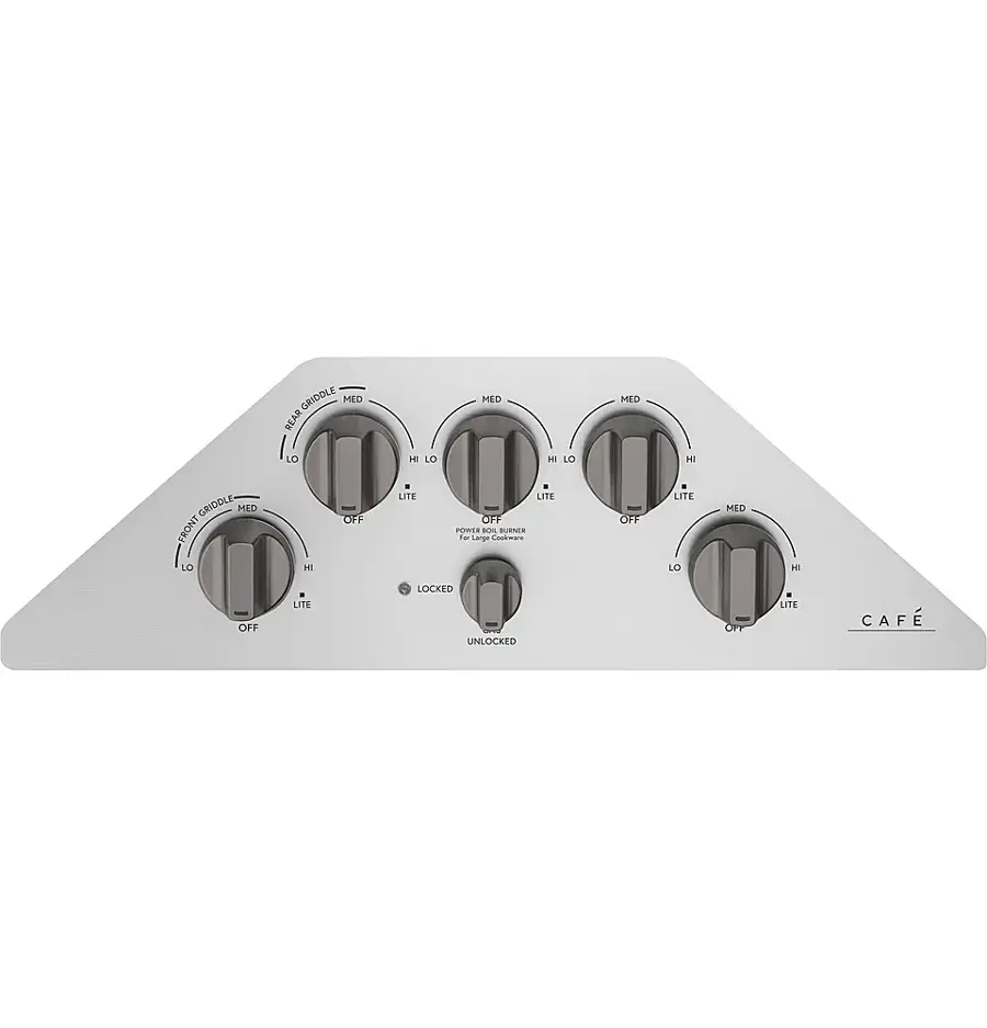 Alt View 16. Café - 30" Gas Cooktop - Stainless Steel.