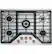 Alt View 27. Café - 30" Gas Cooktop - Stainless Steel.