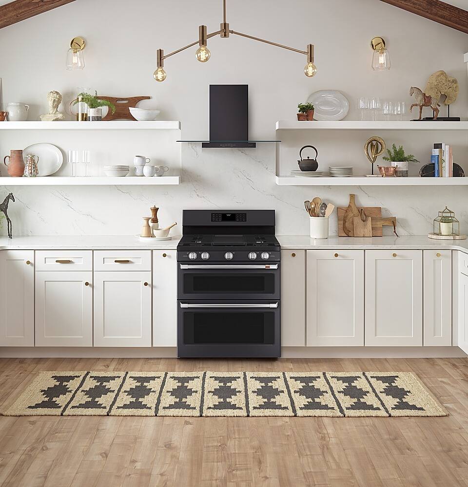 Alt View 13. Café - 30" Convertible Range Hood - Matte Black.