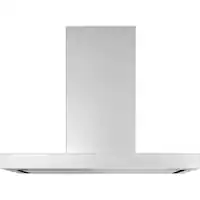 GE - 36 inches - Externally Vented & Recirculating - Wall Range Hood - Stainless Steel - Front_Zoom